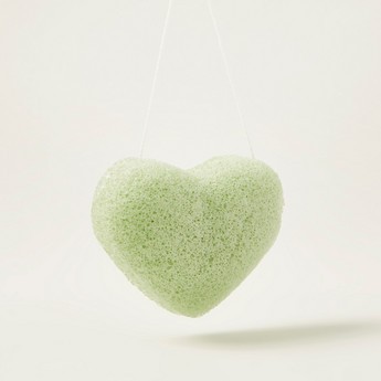 Bebecare Heart Green Tea Konjac Bath Sponge