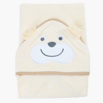 Juniors Embroidered Towel with Hood - 80x80 cms