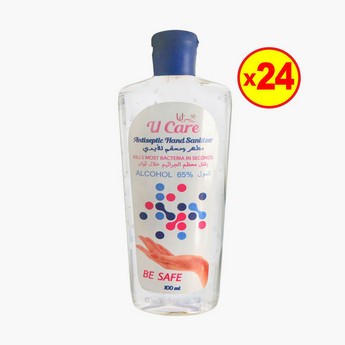 U Care 24-Piece Antiseptic Hand Sanitizer Bundle Offer - 100 ml