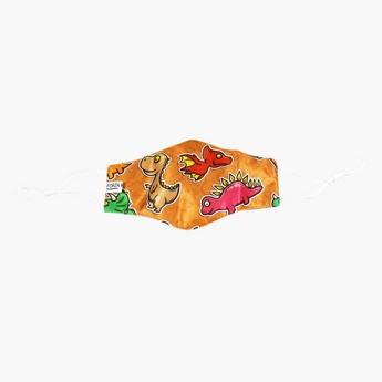 Forza Ragazzi Dinosaur Print Protective Kids Face Mask