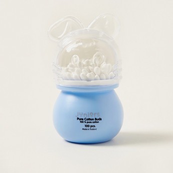 Juniors 100-Piece Pure Cotton Buds in Rabbit Jar