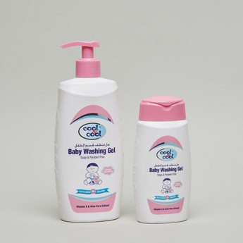 cool & cool Baby Washing Gel 500 ml with Free 250 ml Washing Gel