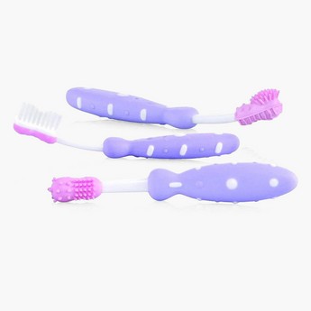 Nuby 3-Piece Toothbrush Set