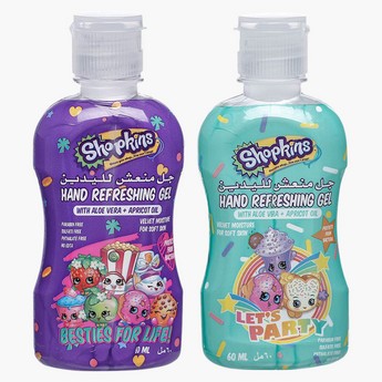 Shopkins Printed Hand Sanitizer - 60 ml (Buy 1 Get 1 Free)