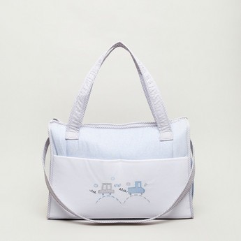 Cambrass Diaper Bag with Double Handle and Zip Closure