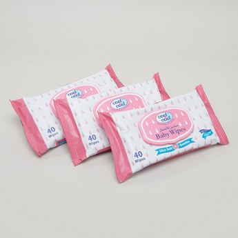 cool & cool Baby Wipes - Set of 3