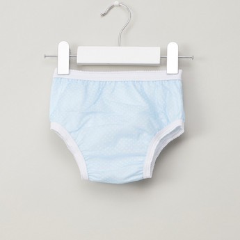 Juniors Polka Dot Printed Trainer Briefs - Newborn