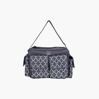 Ryco Printed Diaper Bag with Zip Closure