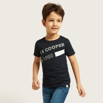 Lee Cooper Logo Print T-shirt and Shorts Set