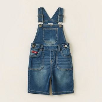 Lee Cooper Denim Dungarees with Pocket Detail