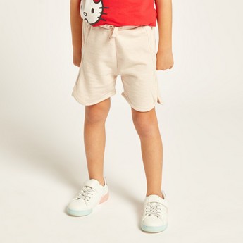 Juniors Solid Shorts with Elasticated Waistband