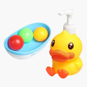 B Duck Bubble Boat Soap Dispenser Toy