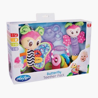 Playgro Butterfly Teether Pack - 0 moths+