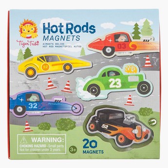 Tiger Tribe Hot Rod 20-Piece Magnets