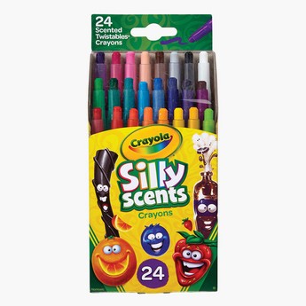 Crayola 24-Piece Silly Scents Mini Twistable Scented Crayon Set