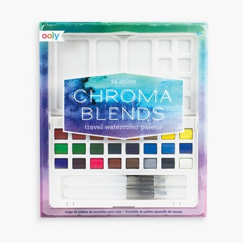 Ooly Chroma Blends Travel Watercolour Palette