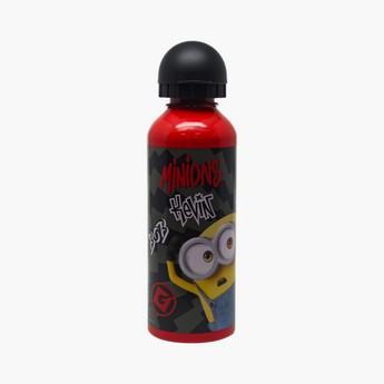 Minions Print Stainless Steel Water Bottle