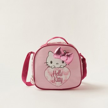 Sanrio Hello Kitty Print Lunch Bag with Bow Detail