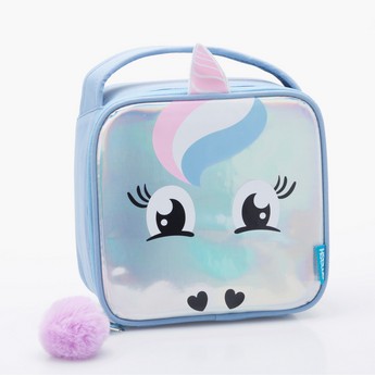 Smash Unicorn Print Lunch Bag