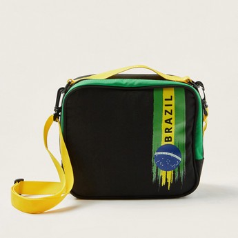 First Kid Brazil Print Lunch Bag