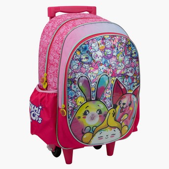 Moose Pikmi Pops Print Trolley Backpack with Retractable Handle - 16 inches