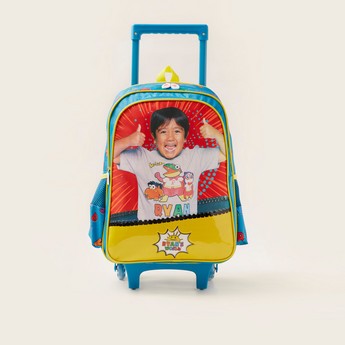 Ryan's World Printed Trolley Bag - 16 inches