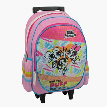 The Powerpuff Girls Print Trolley Backpack - 16 inches