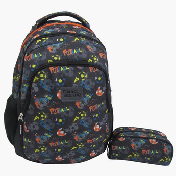 Juniors Printed Backpack with Pencil Case - 16 inches