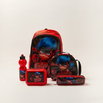 Simba Miraculous Ladybug Print 5-Piece Backpack Set