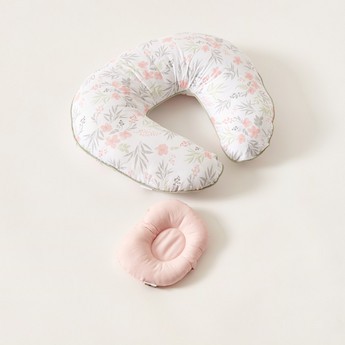 Giggles Floral Print Feeding Pillow