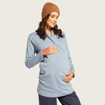 Love Mum Maternity T-shirt with Long Sleeves