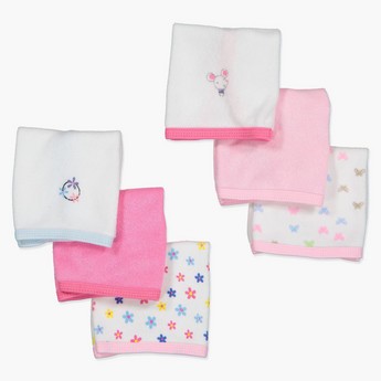 Juniors Printed Washcloth - Set of 6