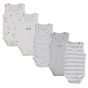 Juniors Printed Bodysuit - Set of 5