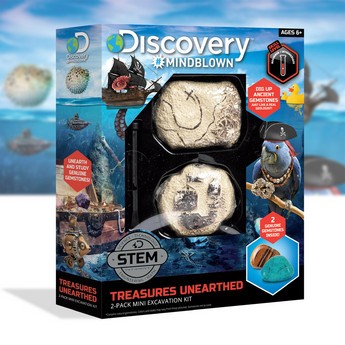 Discovery Treasures Unearthed Mini Excavation Kit