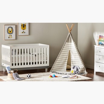 Juniors 3-in-1 Madison Wooden Baby Crib