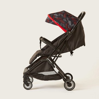 Moon Auto-Fold Stroller - Feather Black