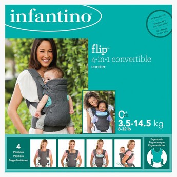 Infantino Flip 4-in-1 Convertible Baby Carrier