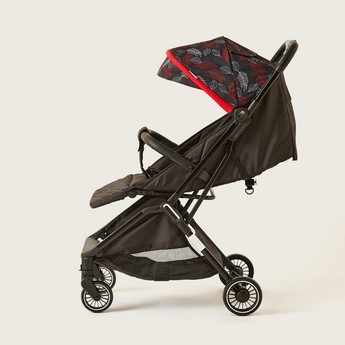 Moon Auto-Fold Stroller - Feather Black