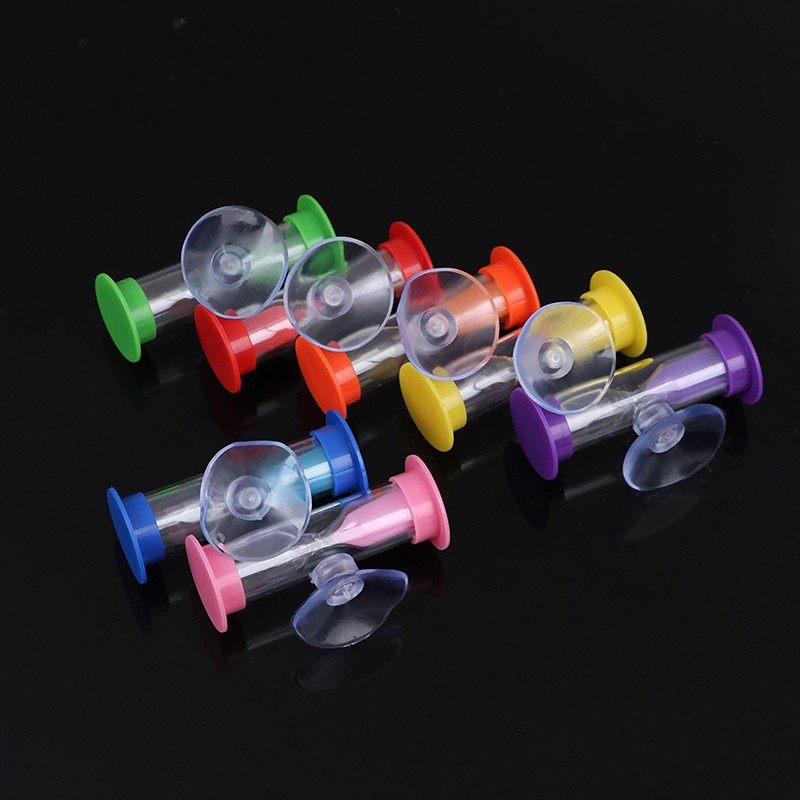 3 minutes shower timer tooth brushing timer creative gifts children supplies hourglass sandglass plastic suction cup 7 colors