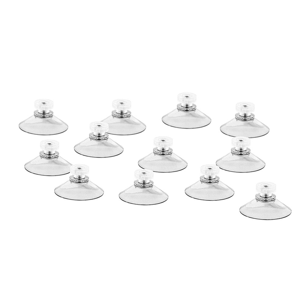 40mm 12pcs/lot High-end Sucker Suction Cups For Window Glass Tiles Transparent Mushroom Head Suckers Cup