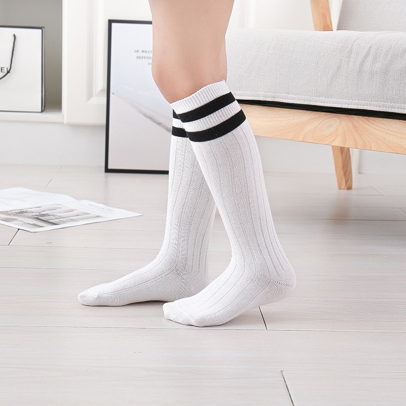 1-9 Years Kids Boys Toddlers Girls Socks Knee High Long Soft Cotton Baby Socks Stripped Children Socks School Clothes