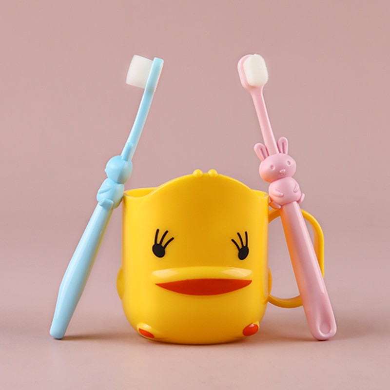 New Baby Soft Toothbrush Children's Toothbrush Cartoon Handle Toothbrush Oral Care Healthy Children Baby Products