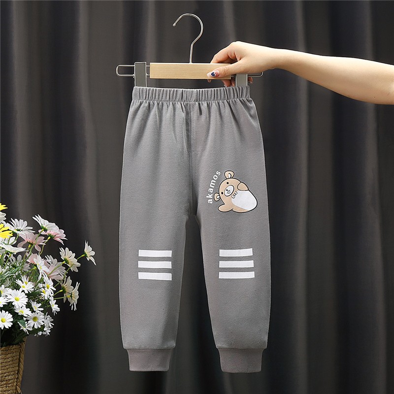 Children Boys Long Pants Autumn Spring Cotton Cartoon Soft Infant Baby Leggings Trousers Kids Long Pants Autumn Clothes