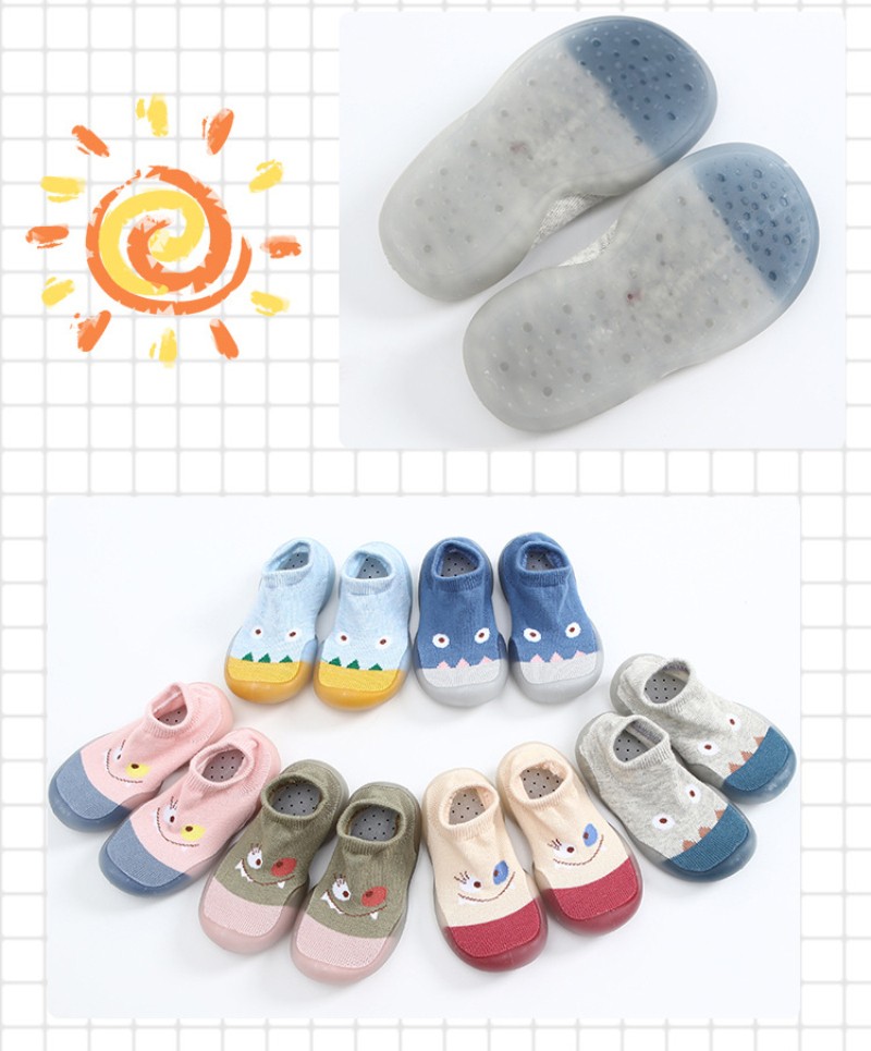 Baby Indoor Sock Shoes Kids Indoor Floor Anti-slip Slippers Outdoor Breathable Cotton Sock Shoes Baby Clothes Accessories