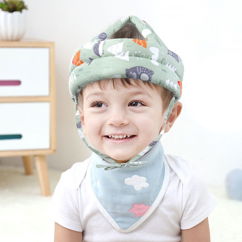 Baby Cotton Safety Helmet Head Cover Security Anti-collision Protective Protective Helmet for Babies Baby Gifts