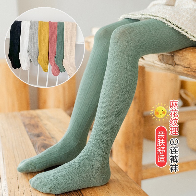 2022 Summer Spring Girls Stockings Candy Color Kids Fishnet Tights Toddler Girl Tights for Children Pantyhose  Baby Stuff 1-12T