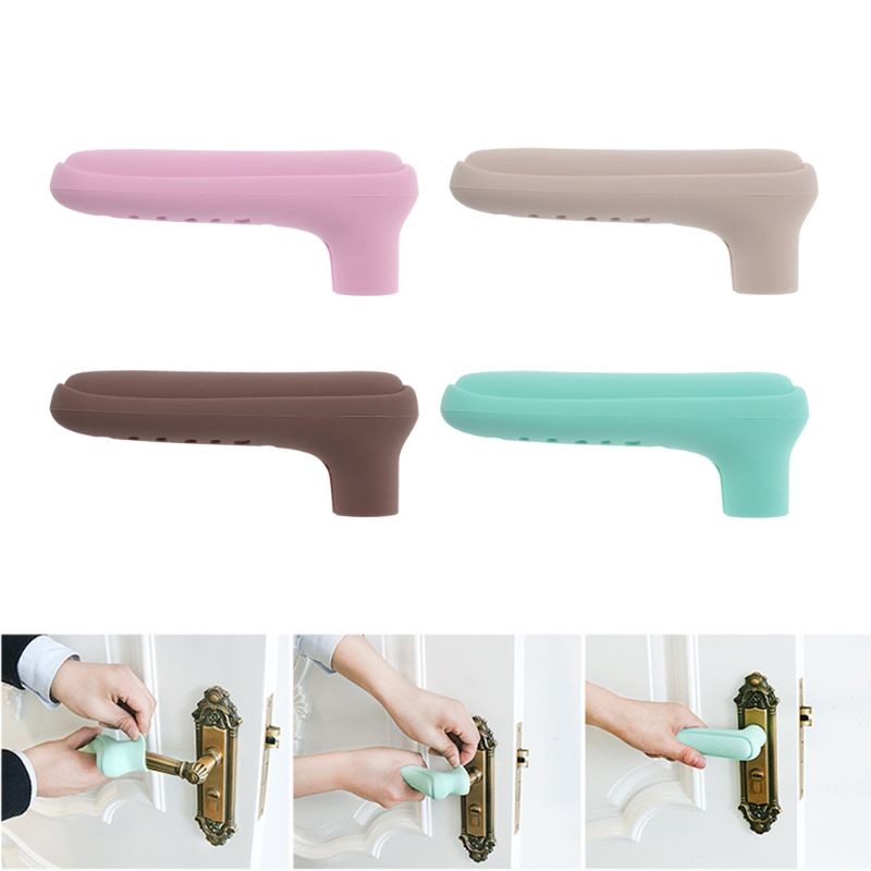 Home Door Handle Knob Silicone doorknob Safety Cover Guard Protector Baby Protector Child Protection Products Anti-collision