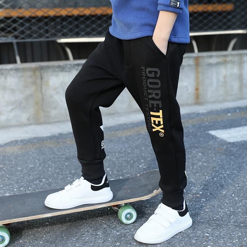 New Retail Selling Cotton Pants Kids Boys Solid Casual Joggers Jogging Enfant Garcon Leisure Children Long Pants 2-13 Y