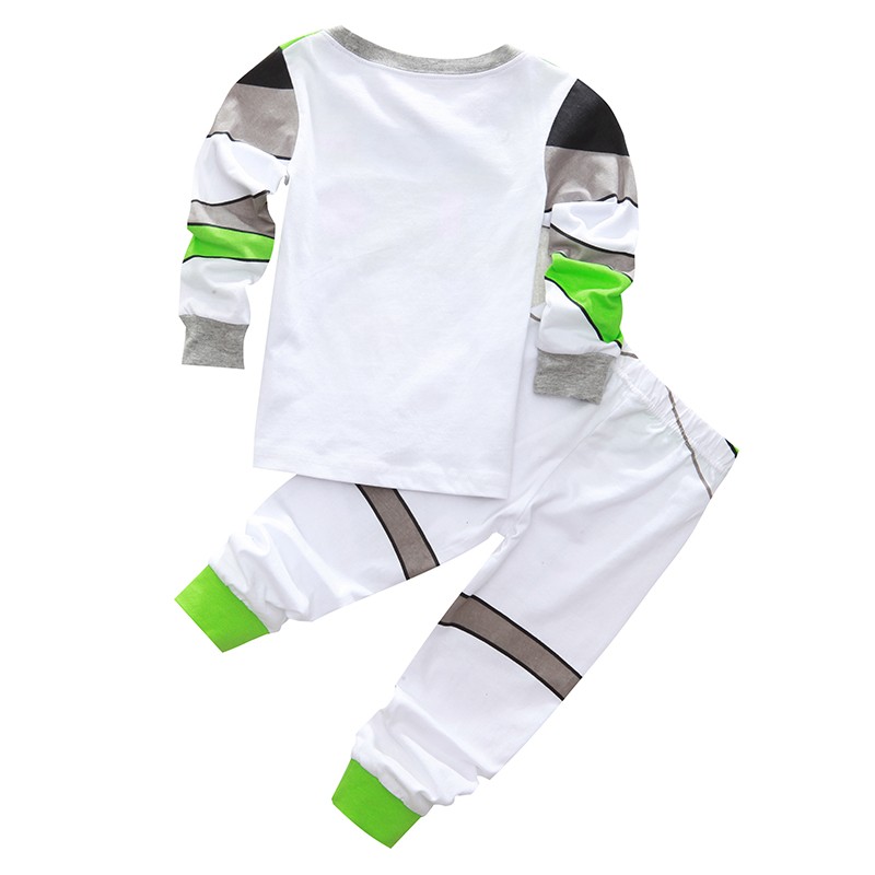 Children's Clothing Pajamas Set Toy Story 2 3 Buzz Lightyear Sets Cartoon Wood Pajamas Cotton Long Sleeve Sleepwear Christmas Gift