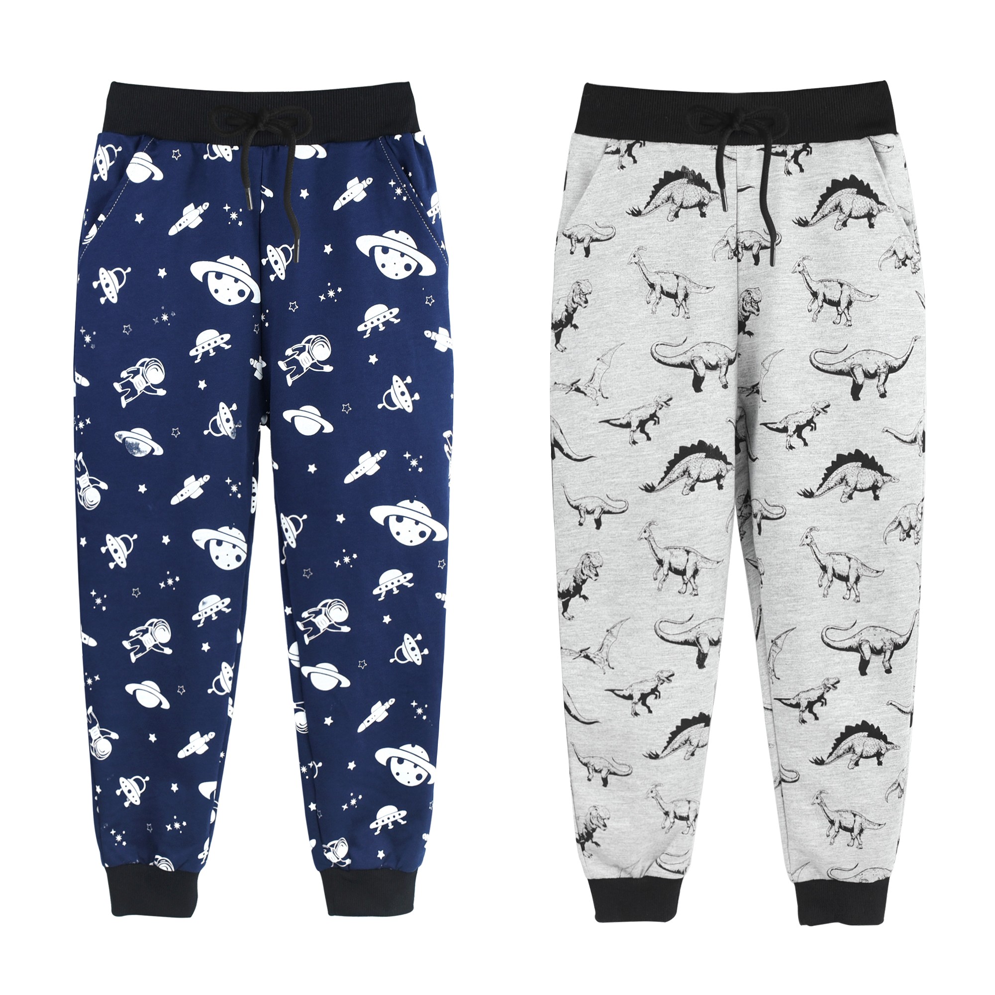 2-10 Years Boys Cotton Pants Dinosaur Print Casual Sweatpants Jogging Enfant Kids Baby Pants Long Trousers Sweatpants